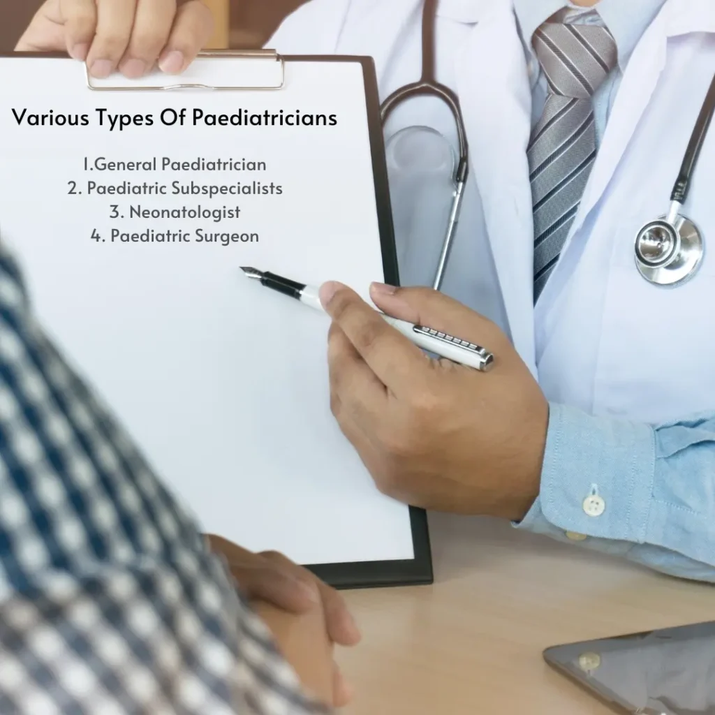 Various Types Of Paediatricians