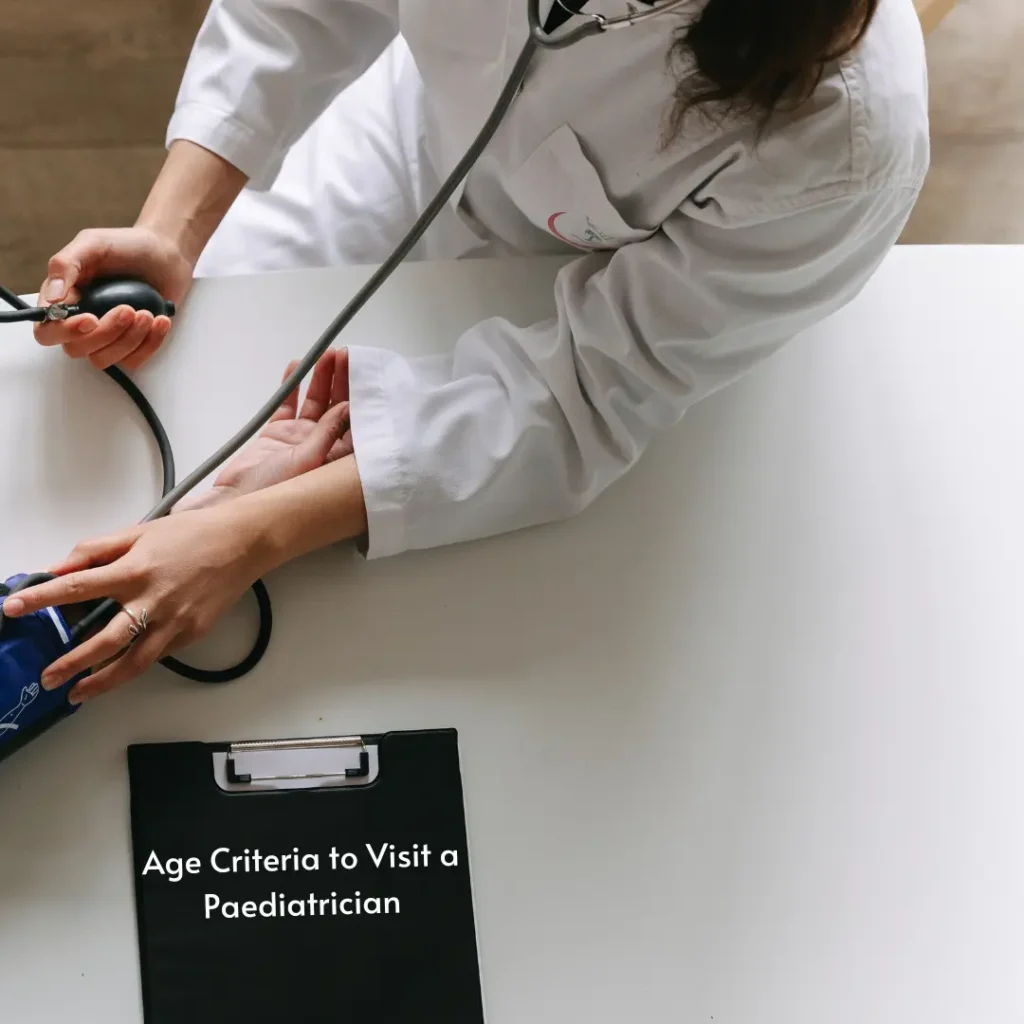 Age Criteria to Visit a Paediatrician
